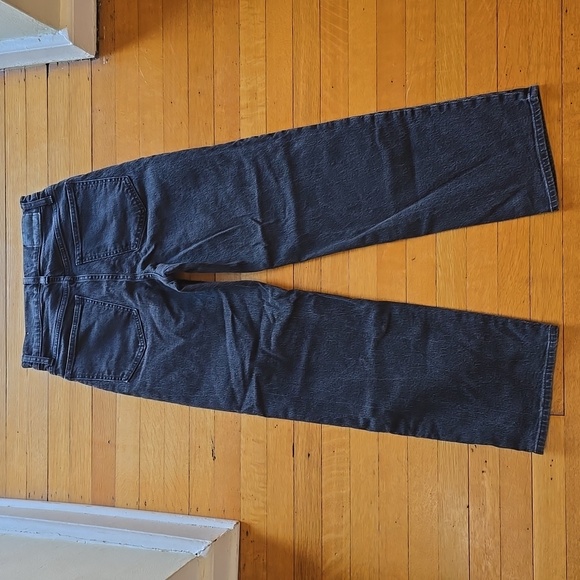 Madewell, The Perfect Vintage Wide-Leg Jean, Black, EUC, Women's 26 - Picture 2 of 16